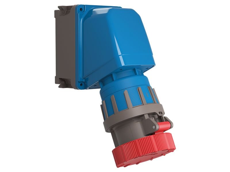STEFFEN | Palazzoli CEE Rotor 65° Wand-Steckd | 32/5, 3LNPE, 400V, 6h, IP66/67/69 vern.