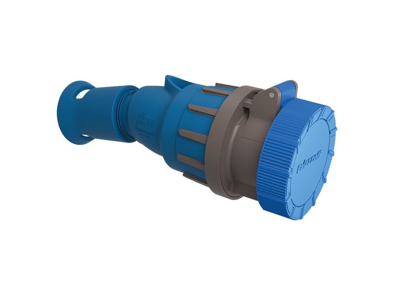 STEFFEN | Palazzoli CEE Rotor Kupplung 16/3 | 2LPE, 230V, 6h, IP66/IP67/IP69 vernickelt