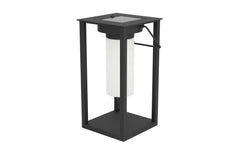 EGLO Leuchten | EGLO Solar-LED Laterne Usigni | schwarz weiss