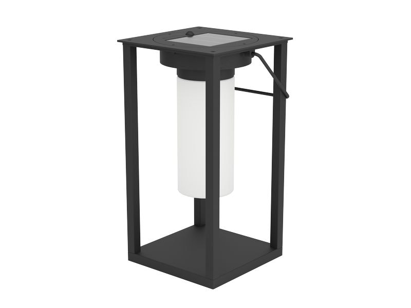 EGLO Leuchten | EGLO Solar-LED Laterne Usigni | schwarz weiss