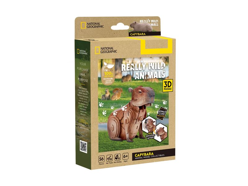 CubicFun | 3D Puzzle Wasserschwein 56 Teile