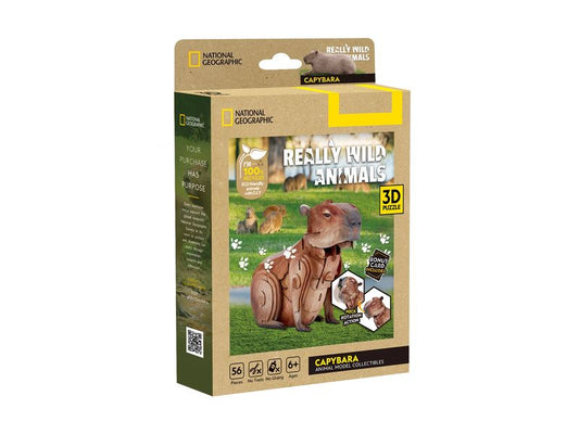 CubicFun | 3D Puzzle Wasserschwein 56 Teile