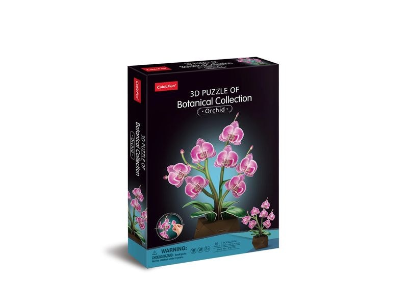 CubicFun | 3D Puzzle Pflanzentopf Orchidee 85 Teile