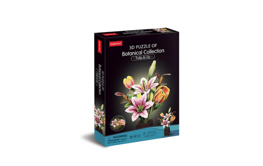 CubicFun | 3D Puzzle Pflanzent. Tulpe und Lilie 103