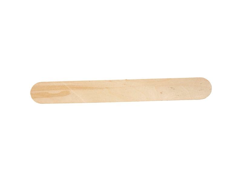 Creativ Company | Eisstiele | flach abgerundet Natur 20 cm 25 mm