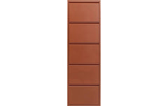 Kare | Schuhschrank Caruso 5-er, 50 x 170 cm | Braun