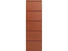 Kare | Schuhschrank Caruso 5-er, 50 x 170 cm | Braun