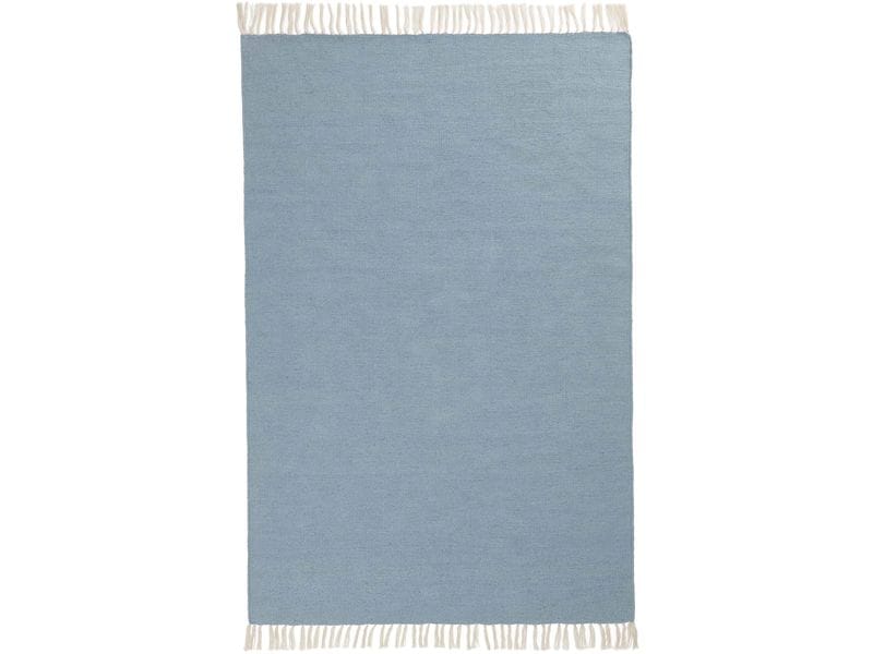 Urbanara | Teppich Udaka 170x240cm | Eisblau