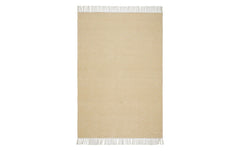 Urbanara | Teppich Barota 140x200cm | Recycelter Outdoor Teppich Sandgelb