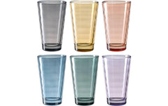LEONARDO | GK Trinkglas Set Verso L | 6 Stk. 300ml, Assortiert