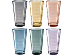 LEONARDO | GK Trinkglas Set Verso L | 6 Stk. 300ml, Assortiert