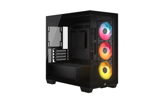 Corsair | Midi Tower 2800X RS-R ARGB Pan Schw | 2x 2.5, 1x 3.5, 1x USB Type-C