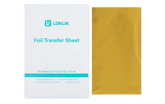 LOKLIK | Folien-Transferbögen Gold | 50 Stück