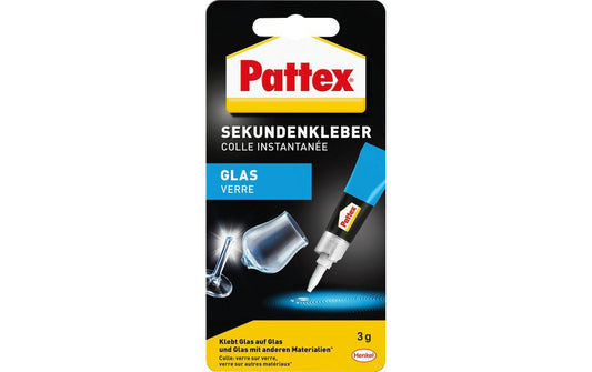 Pattex | Sekundenkleber | Glas, Blister, 3g