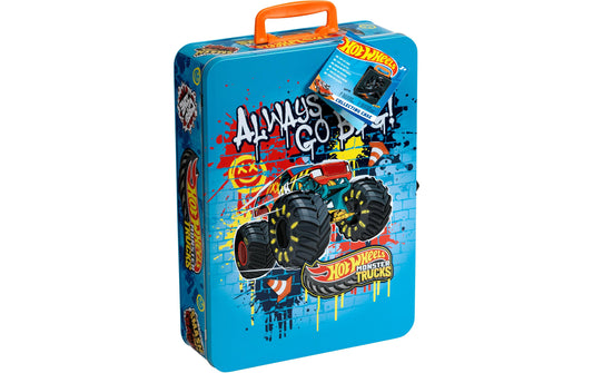 Klein-Toys | Hot Wheels Monster Trucks Sammelkoffer | 8 Autos