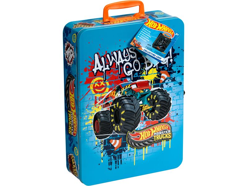 Klein-Toys | Hot Wheels Monster Trucks Sammelkoffer | 8 Autos