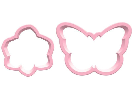 BackshopSchweiz | Backshop Ausstechformen Orchidee&Butterfly | Set 2 Stk