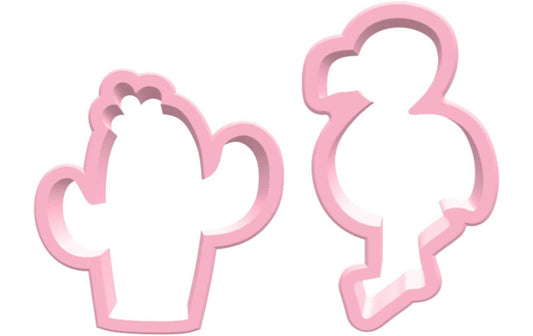 BackshopSchweiz | Backshop Ausstechformen Flamingo&Kaktus | Set 2 Stk
