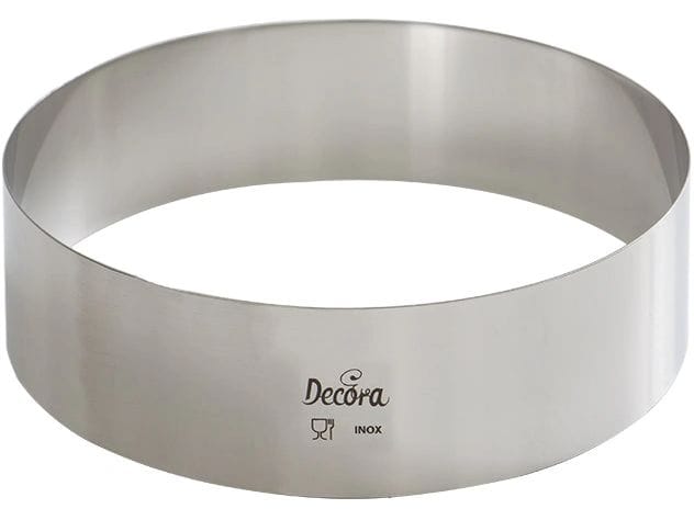 Decora | Edelstahl Backring | 20cm x 4.5cm
