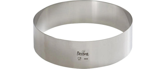 Decora | Edelstahl Backring | 20cm x 4.5cm