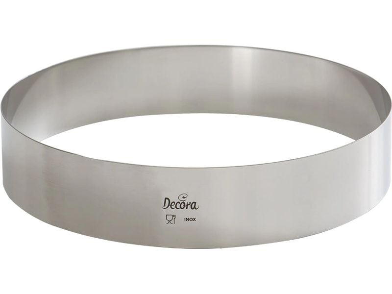Decora | Edelstahl Backring | 28cm x 4.5cm