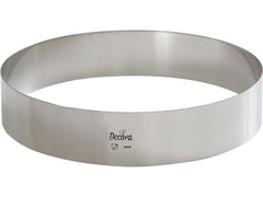 Decora | Edelstahl Backring | 28cm x 4.5cm