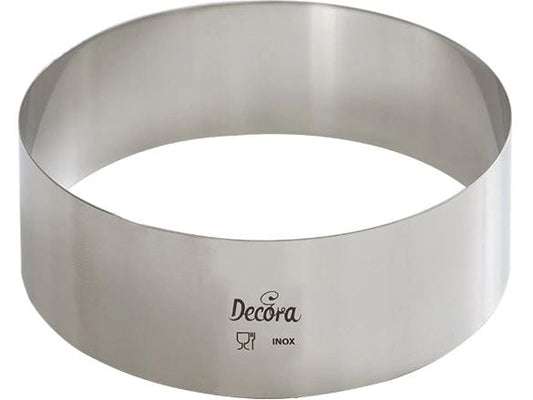 Decora | Edelstahl Backring | 16cm x 4.5cm
