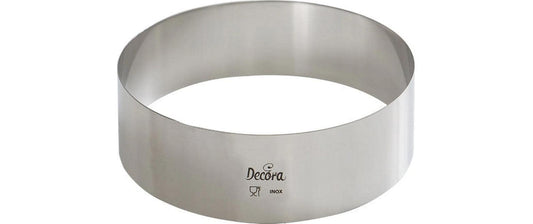 Decora | Edelstahl Backring | 18cm x 4.5cm