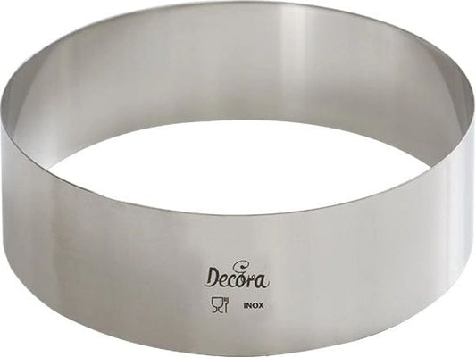 Decora | Edelstahl Backring | 18cm x 4.5cm
