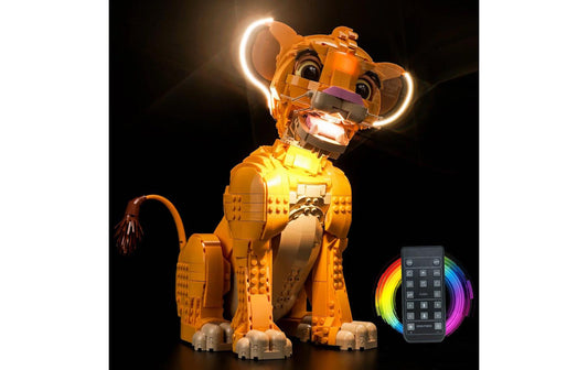 BrickBling | BB LED LEGO 43247 Simba König der Löwen | inkl. Fernbedienung