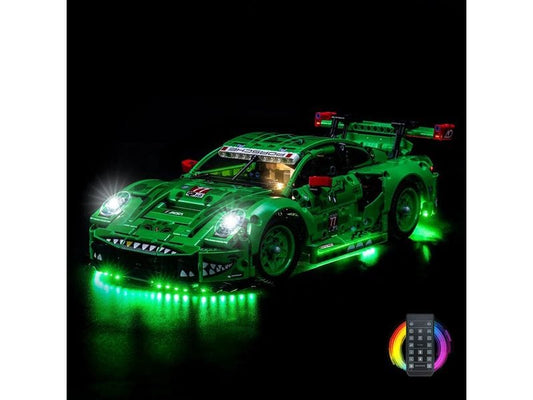 BrickBling | BB LED LEGO 42224 Porsche 911 GT3 R REXY | inkl. Fernbedienung