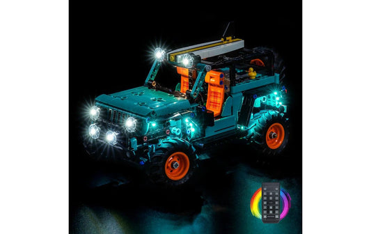 BrickBling | BB LED LEGO 42227 Jeep Wrangler Rubicon | mit Fernbedienung