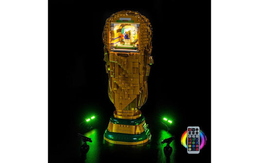 BrickBling | BB LED LEGO 43020 Offizieller Pokal WM | mit Fernbedienung
