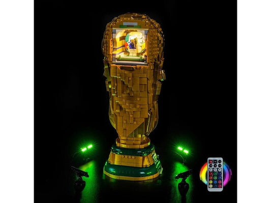 BrickBling | BB LED LEGO 43020 Offizieller Pokal WM | mit Fernbedienung