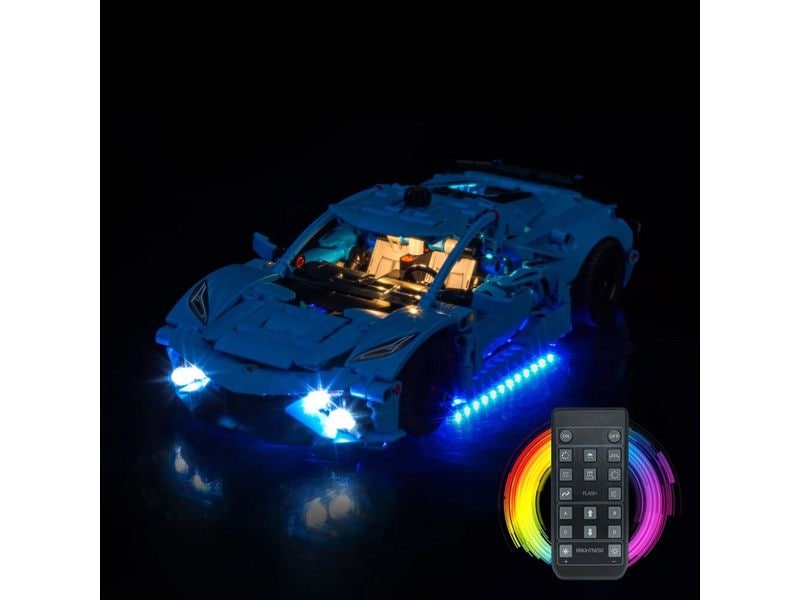 BrickBling | BB LED LEGO 42217 Chevrolet Corvette | Inkl. Fernbedienung