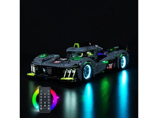 BrickBling | BB LED LEGO 42156 Peugeot 9x8 24H Le Mans | mit Fernbedienung