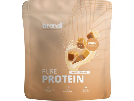 Brandl-Nutrition | Pulver Pure Protein 2.0 W | Beutel: 1000g, Salted Caramel