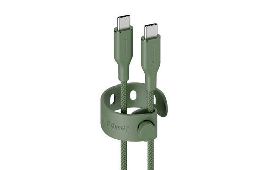 emPower by PanzerGlass | emPower USB-Kabel C-C, 60W, 1.2m, sage | USB 2.0, 60W, PD3.0