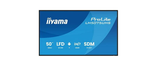 iiyama | LH5075UHS-B2AG | 50, VA, UHD, 500cd, Android 11