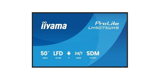 iiyama | LH5075UHS-B2AG | 50, VA, UHD, 500cd, Android 11