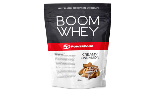 PowerFood | Boom Whey | 1000g Geschmack: Creamy Cinnamon