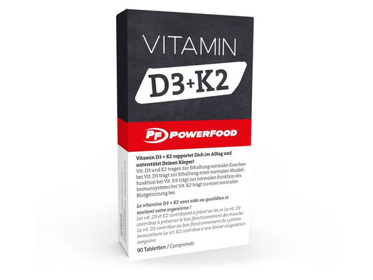 PowerFood | Vitamin D3 + K2 | 90 Tabs