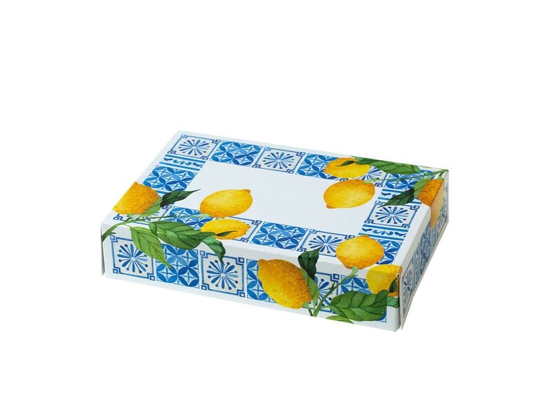 Decora | Dessert Box - Amalfi - Kacheln | 23x16x5cm, Karton