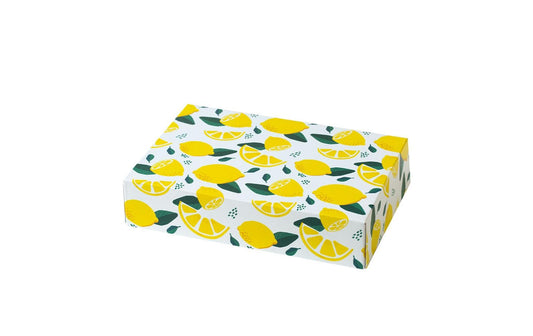 Decora | Dessert Box - Amalfi - Zitronen | 23x16x5cm, Karton