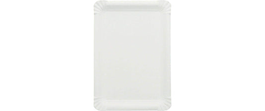 Verive | Teller weiss 16.5x23cm 250 Stk. | 1 Pack à 250 Stk. Frischfaser