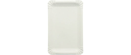 Verive | Teller weiss 11x17cm 250 Stk. | 1 Pack à 250 Stk. Frischfaser