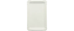 Verive | Teller weiss 11x17cm 250 Stk. | 1 Pack à 250 Stk. Frischfaser