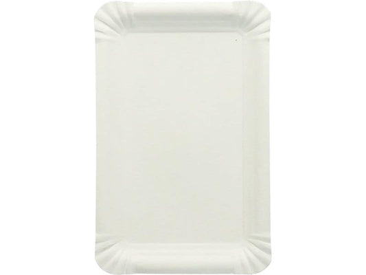 Verive | Teller weiss 11x17cm 250 Stk. | 1 Pack à 250 Stk. Frischfaser