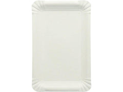 Verive | Teller weiss 11x17cm 250 Stk. | 1 Pack à 250 Stk. Frischfaser