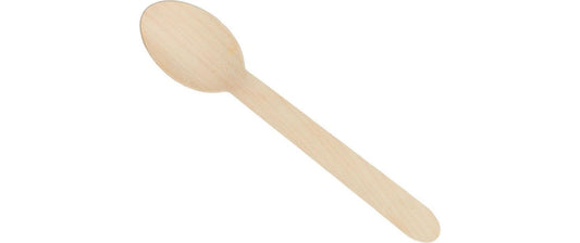 Verive | Holzlöffel 16cm 100 Stk. | 1 Pack à 100 Stk. gewachst